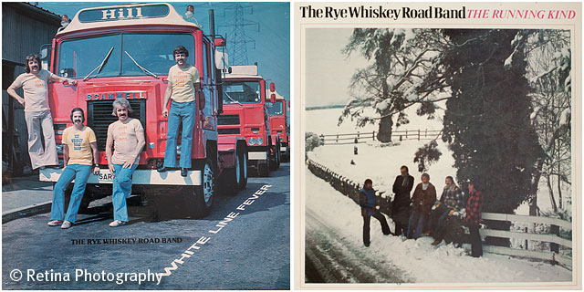 Album Covers for the Rye Whiskey Road Band