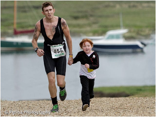 Bucklers Hard 2012 New Forest Triathlon Runner Running