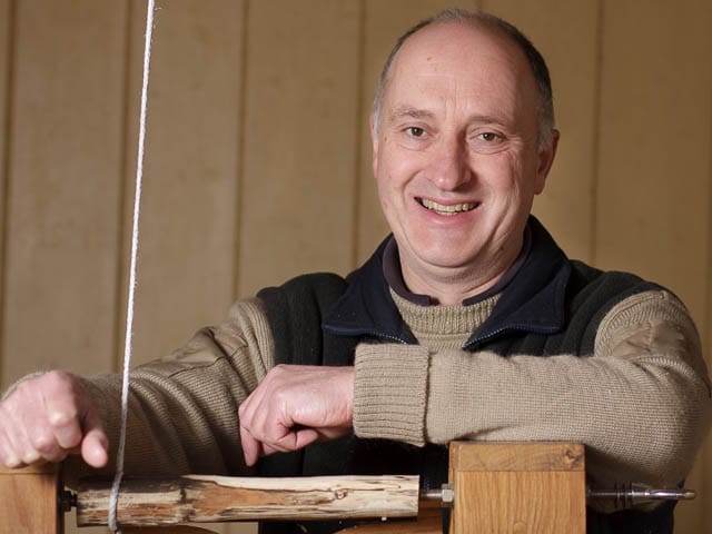 Woodsman From IOW With Home Made Pole Lathe