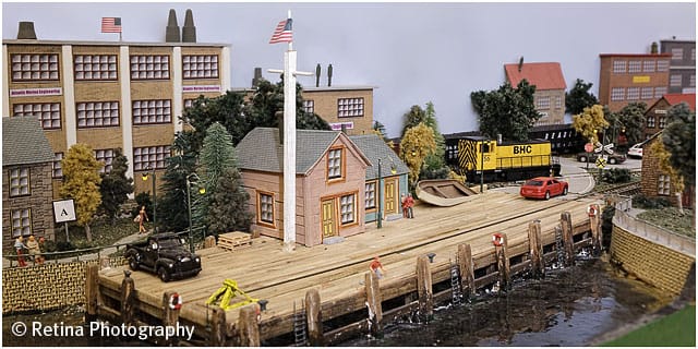 Model Train Layout Detail View 01