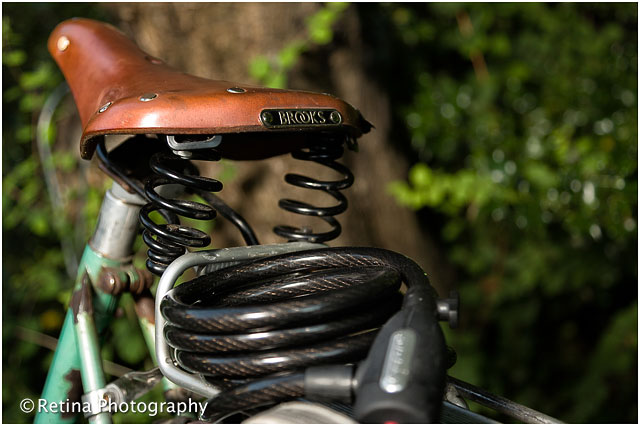 Old Fashioned Bicycle Seat Detail