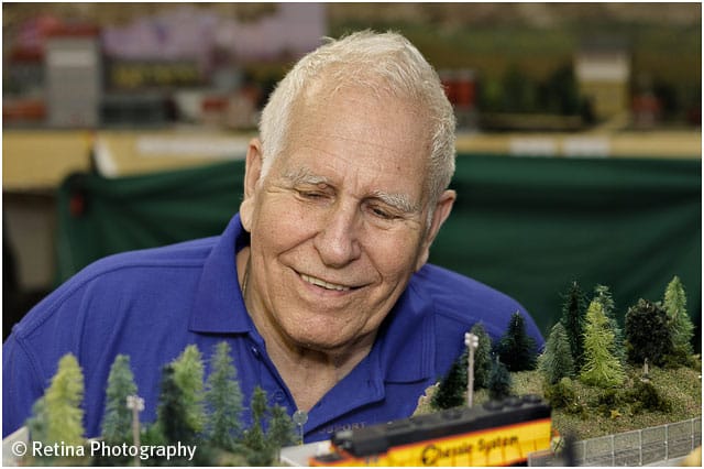 Portrait of Model Train Enthusiast