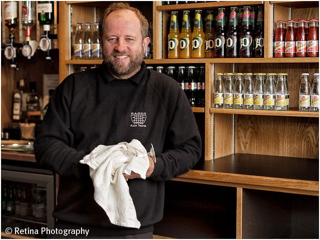 Portrait of Romsey Plaza theatre Barman