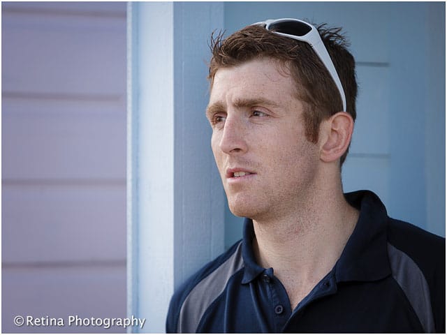 Portsmouth Southsea Triathlon Competitor Portrait Looking Away
