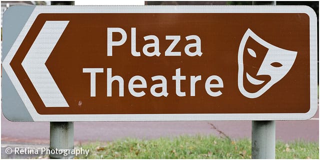 Romsey Plaza theatre National Trust Sign