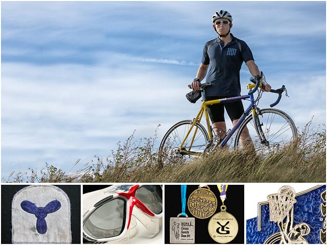 Photo Montage Of Triathlon Competitor For Weekend Passions Editorial Introduction