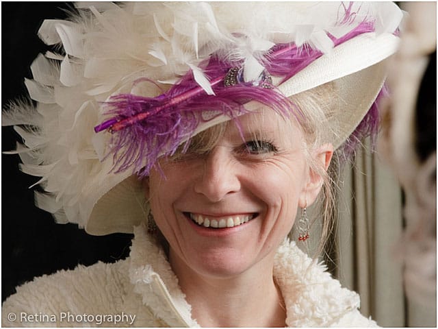 Portrait of Actress With White Feather Hat 