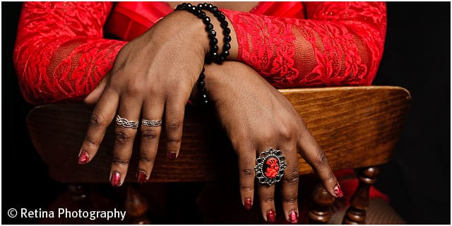 Burlesque Performer Hands And Nails Details