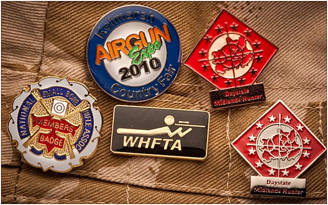 Hunter Field Target Metal Badges