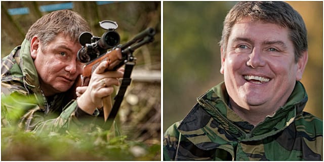 Hunter Field Target Shooter Portraits