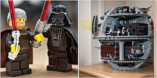 Lego Star Wars Death Star Luke Skywalker And Darth Vader