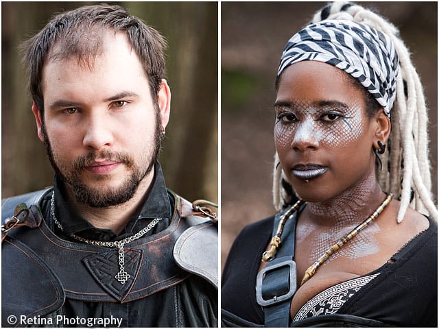 Live Action Role Play Larp Portraits