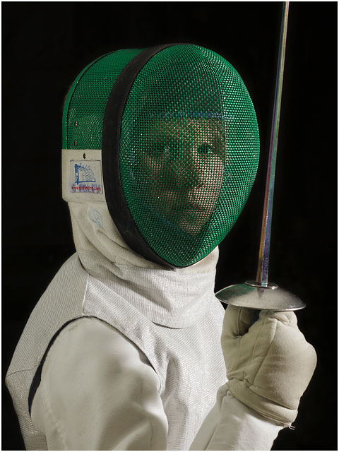Portrait Of Young Male Fencer