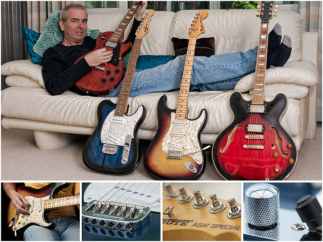 Weekend Passions Guitar Collector Editorial Montage