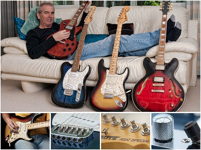 Weekend Passions Guitar Collector Editorial Montage