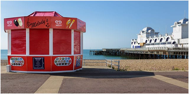 Melodys Ice Cream Kiosk Next To South Parade Pier Southsea