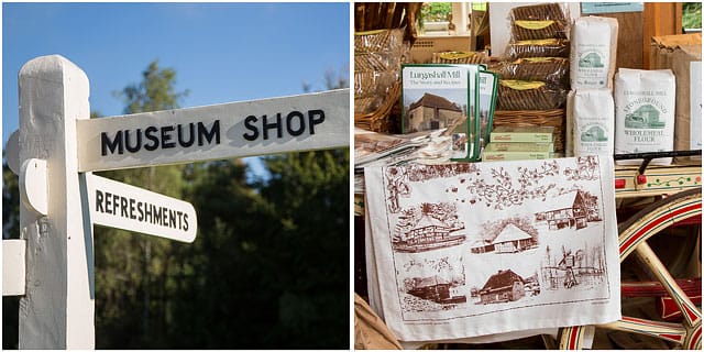 Museum Shop Finger Post And Shop Interior