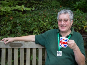 Portrait Of Weald And Downland Open Air Museum Volunteer Drinking Tea