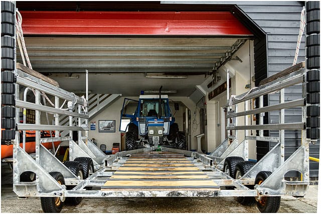 Trailer for Launching Atlantic 85 Inshore Rescue Boat