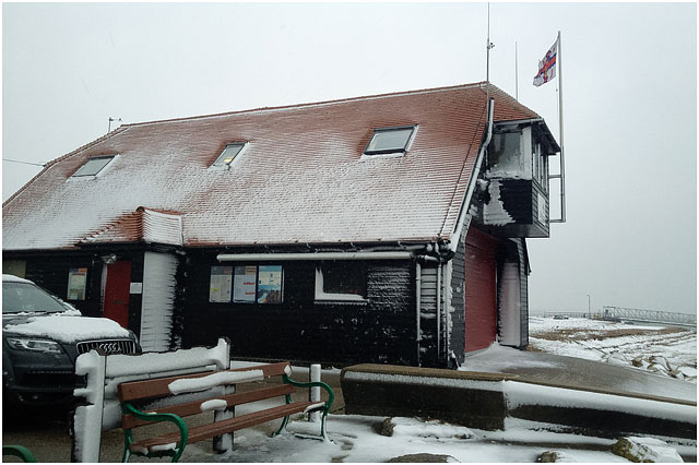 Outside View of Portsmouth RNLI station in Winter