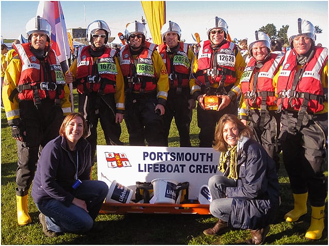 RNLI supporters put trainers to tarmac in Portsmouth for the Bupa Great South Run