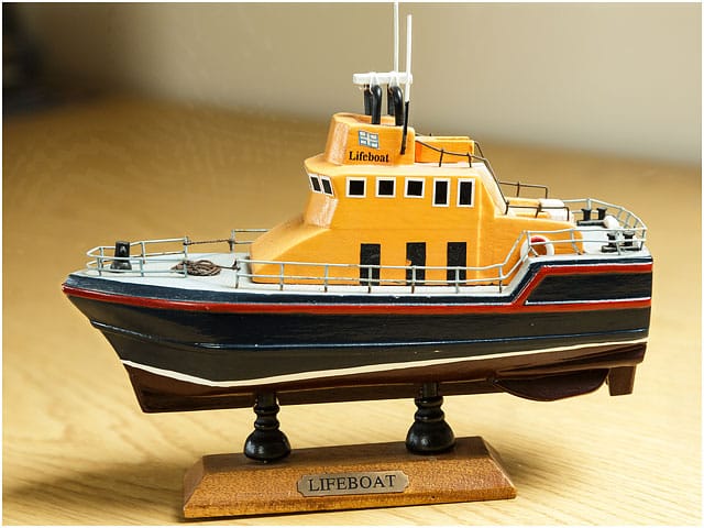 Model Of Older Style Lifeboat