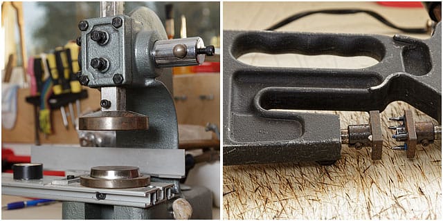 sailmaking-workshop-punching-equipment Sailmakers Workshop Equipment