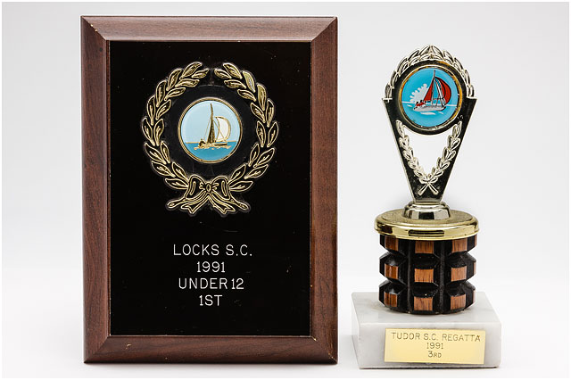 Locksway And Tudor Sailing Club Under Twelve Sailing Club Regatta Trophies