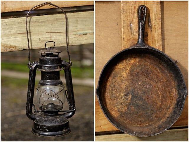 Wild West Tilly Lamp And Frying Pan