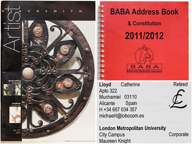 British Artist Blacksmiths Association Magazine And Address Book