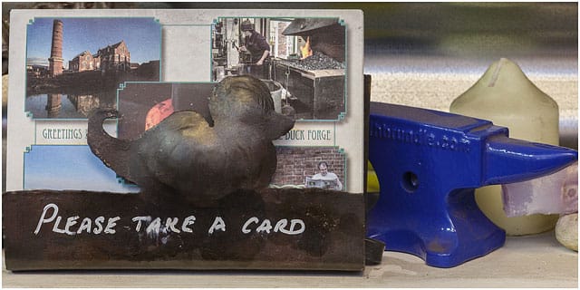 Little Duck Forge Greetings Card Holder