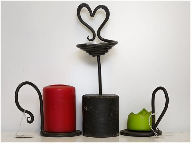 Candle Holders Created By Little Duck Forge Blacksmith 