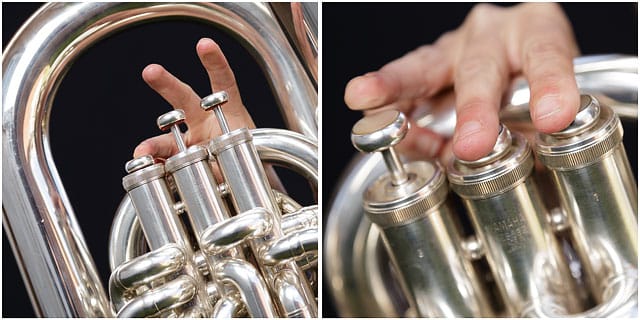 Finger Positions On E Flat Bass Tuba Valves