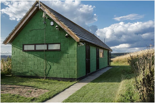 Exterior View Hampshire Astronomical Group Clubhouse Green Summer Sky 2014 