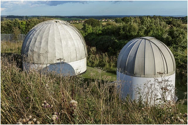 Hampshire Astronomical Group 5 Five 7 Seven Inch White Domes South Down Landscape View 