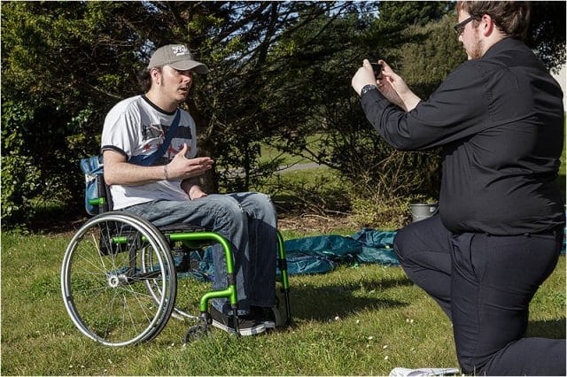 Portsmouth News Reporter interview Dave before the start of Willow24 