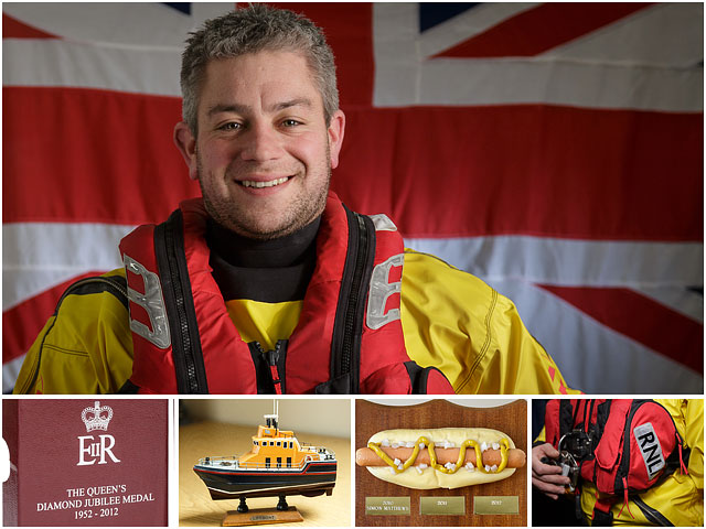 Weekend Passions Editorial Montage of Portsmouth RNLI Volunteer