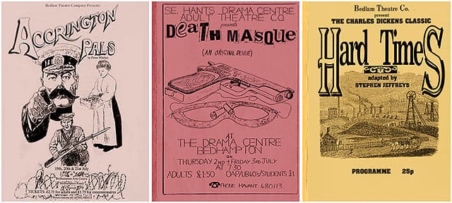 Bedlam Theatre Company Concert Programmes 