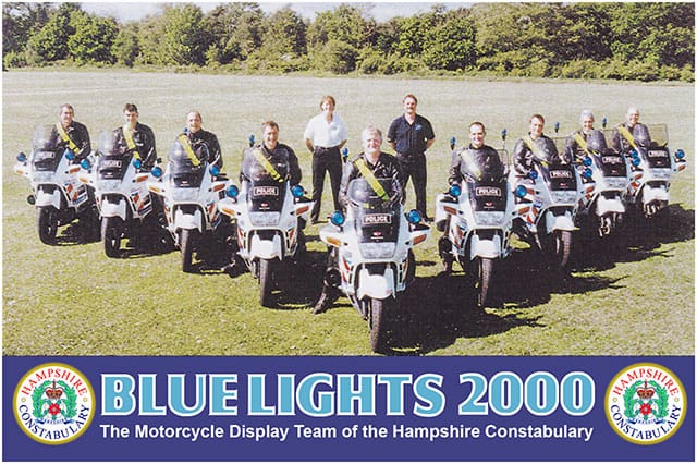 Hampshire Constabulary Blue Lights Motorcycle Display Team