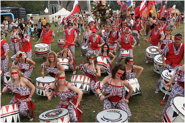 Batala Portsmouth at the Bestival 2014 