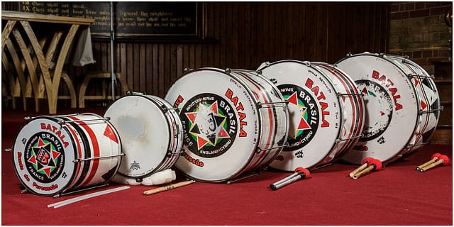 full-range-of-batala-portsmouth-drums Batala Portsmouth Drums Red Carpet Sticks