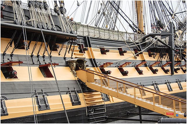 Gangway HMS Victory Portsmouth Dockyard 