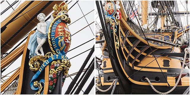 Figurehead HMS Victory Portsmouth Dockyard 