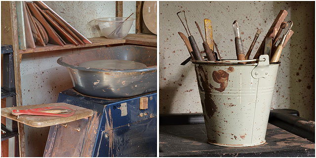 Potters Wheel Pottery Tools Bucket Home Studio 