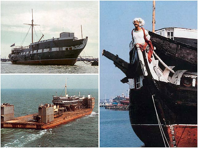 HMS Foudroyant AKA HMS Trincomalee. Berthed in Portsmouth Hartelepool Restoration Ships Figurehead. 