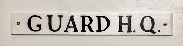 Fort Cumberland Guard Deadquarters Door Sign 