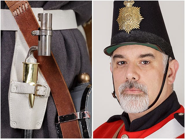 Fort Cumberland Guard Uniform Scabbard Headshot Portrait Fort Cumberland Guard Uniform Scabbard Headshot Portrait