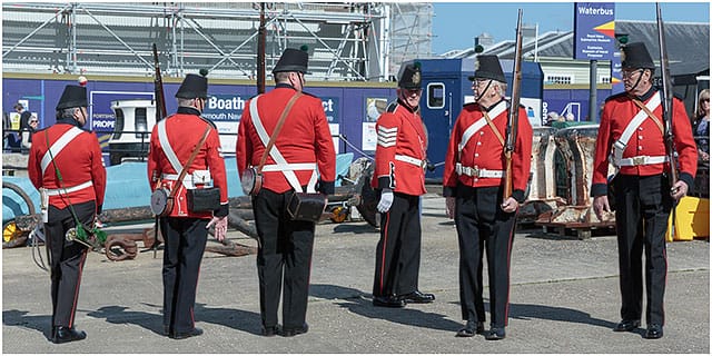 1830 Fort Cumberland Guard Drill Demonstration Portsmouth Historic Dockyard 