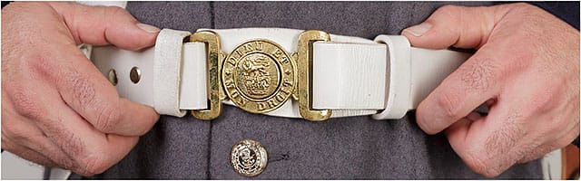 1860s Fort Cumberland Guard Belt Buckle Dieu et Mon droit 1860s Fort Cumberland Guard Belt Buckle Dieu et Mon droit