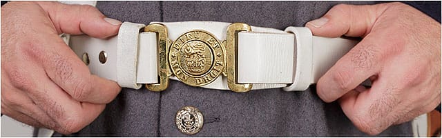 1860s Fort Cumberland Guard Belt Buckle Dieu et Mon droit 